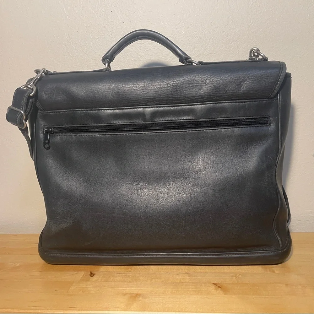 Jack Georges vintage made in the USA leather briefcase